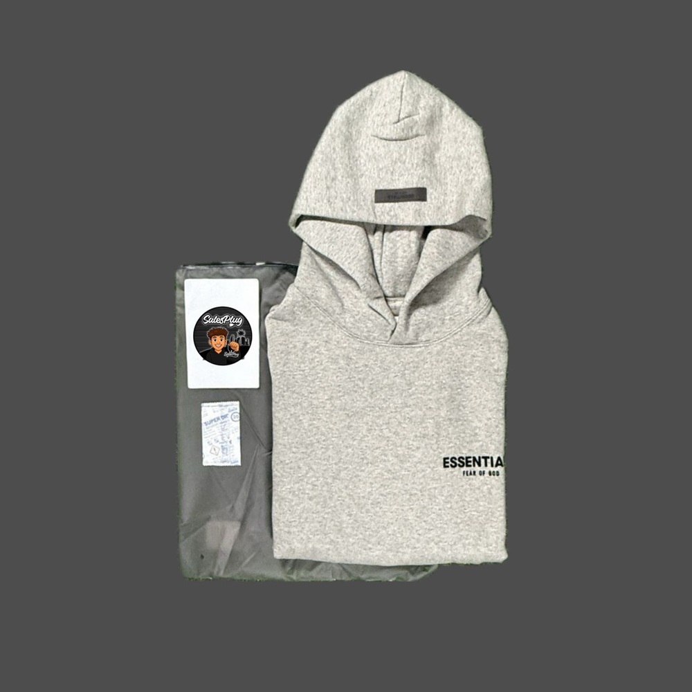 Fear Of God Essentials Dark Oatmeal SS22 Hoodie - Picture 3 of 12